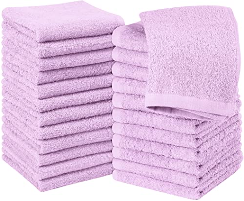 Utopia Towels Baumwoll-Waschlappen-Set – 100% ringgesponnene Baumwolle, hochwertige Flanell-Waschlappen für das Gesicht, sehr saugfähige und weiche Handtücher, 24 Stück, Lavendelfarben Utopia Towels Baumwoll-Waschlappen-Set – 100% ringgesponnene Baumwolle, hochwertige Flanell-Waschlappen für das Gesicht, sehr saugfähige und weiche Handtücher, 24 Stück, Lavendelfarben von Utopia Towels