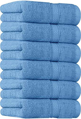 Utopia Towels - Handtücher Set aus Baumwolle - 100% Baumwolle, 41 x 71 cm - 6er Pack (Elektrisches Blau) von Utopia Towels
