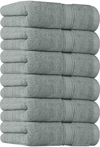 Utopia Towels - Handtücher Set aus Baumwolle - 100% Baumwolle, 41x71 cm - 6er Pack (Kühl Grau) von Utopia Towels