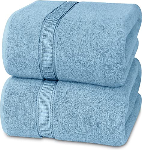 Utopia Towels Luxuriöses Jumbo-Badetuch, 2-teilig, 600 g/m², 100% ringgesponnene Baumwolle, sehr saugfähig und schnell trocknend, extra großes Badetuch – weiches Handtuch in Hotelqualität (89,9 x von Utopia Towels