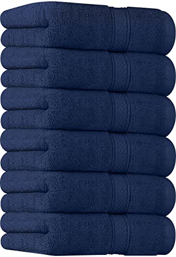 Utopia Towels - Handtücher Set aus Baumwolle - 100% Baumwolle, 41x71 cm - 6er Pack (Marineblau) von Utopia Towels