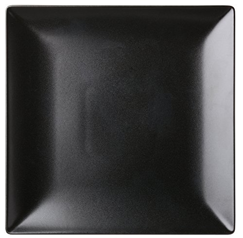 UTOPIA k10033 Noir Quadratischer Teller, 25,4 cm 25,5 cm (12 Stück) von UTOPIA DEALS