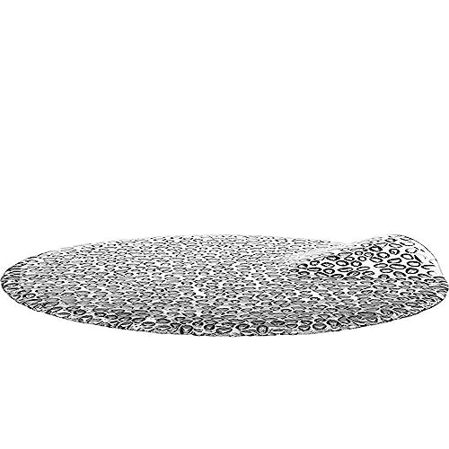 UTOPIA p24324 Glas Esstisch Pebble Servierplatte, 29,2 cm 29 cm (4 Stück) von UTOPIA DEALS