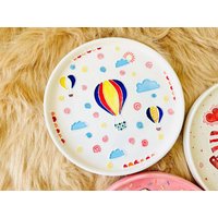 Handbemalte Keramikteller - Skurrile Designs von UtopiaPotteryStudio