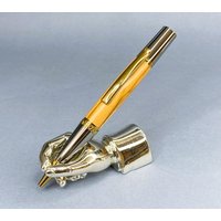 Kugelschreiber Handgefertigt Im Parker-stil Aus Olivenholz. Ausgezeichnet Als „Baum Des Friedens" von Uttoxetercrafts