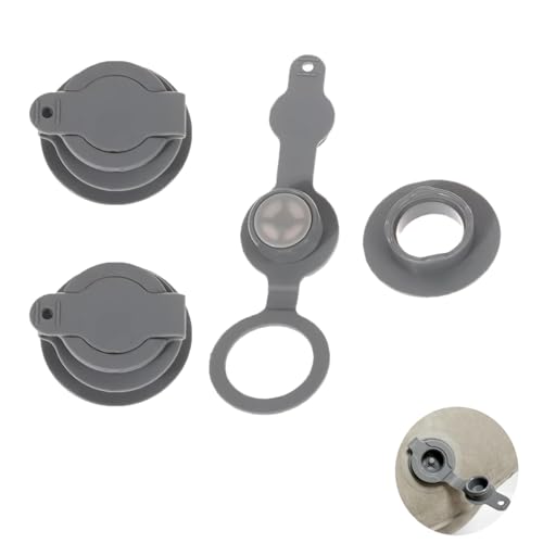 UtySty 3 Set Aufblasbares Reisekissen Luftventil Ersatz Sichere Dichtung Kappe Stecker für Camping Kissen Aufblasbares Kissen Reise Nackenkissen Keilkissen Aufblasbare Fußstütze Kissen Flugzeug Kissen von UtySty