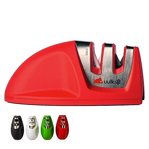 UULKI | Messerschärfer mit rutschfester Gummibasis und Gummibeschichtung | | Scherenschärfer mit 2 Stufen | passt in jede Schublade | Rot UULKI | Messerschärfer mit rutschfester Gummibasis und Gummibeschichtung | | Scherenschärfer mit 2 Stufen | passt in jede Schublade | Rot von Uulki