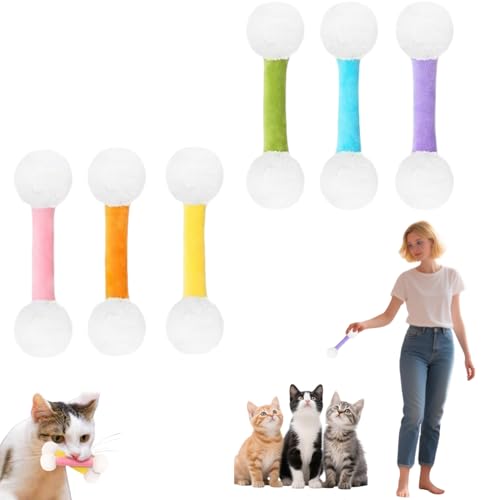 Uuxkgu Qtip Katzenspielzeug,Qtip Cat Toy,Giant Cotton Swab Catnip Toy, Interactive Chew Q-Tip Kicker Sticks, Large Soft Plush Catnip-One,Q-Tip with Catnip for Cat Lovers, Gift-6pcs Uuxkgu Qtip Katzenspielzeug,Qtip Cat Toy,Giant Cotton Swab Catnip Toy, Interactive Chew Q-Tip Kicker Sticks, Large Soft Plush Catnip-One,Q-Tip with Catnip for Cat Lovers, Gift-6pcs von Uuxkgu