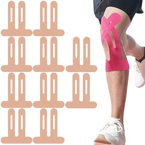 biohofer knieschoner tape,vorgeschnittener muskelpatch-knieschoner,muskelpatch knieschoner,Knie TapeBandage Knie Stabilisierung,Knee Tape Bandage Knee Stabilisation,Pack of 10 Precut Sports Tape von Uuxkgu