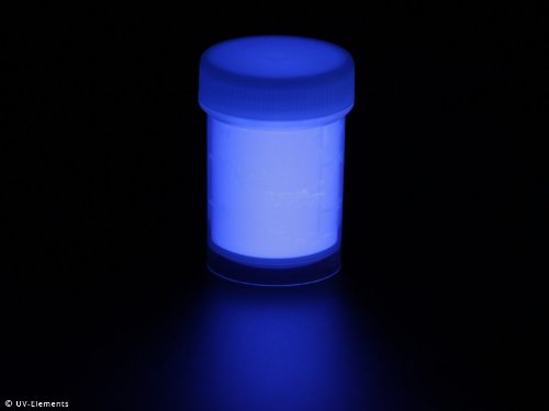 Unsichtbares Markierungspulver 25g - blau - (144€/100g) Schwarzlicht, Farbpulver, UV, Neon von Uv-Elements