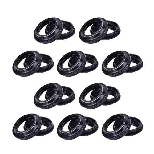 UvEdjOr 26 37 10,5 Front Absorber Gabel Dämpfer Öl Dichtung 26 37 Staub Abdeckung Anwendbar Zu YN50 CR50 CW50 YM50 YA50 1991-1999(20PC Cover) von UvEdjOr