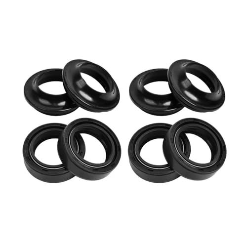 UvEdjOr 26 37 10,5 Front Absorber Gabel Dämpfer Öl Dichtung 26 37 Staub Abdeckung Anwendbar Zu YN50 CR50 CW50 YM50 YA50 1991-1999(4pc Seal 4pc Cover) von UvEdjOr