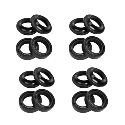 UvEdjOr 26 37 10,5 Front Absorber Gabel Dämpfer Öl Dichtung 26 37 Staub Abdeckung Anwendbar Zu YN50 CR50 CW50 YM50 YA50 1991-1999(8pc Seal 8pc Cover) von UvEdjOr