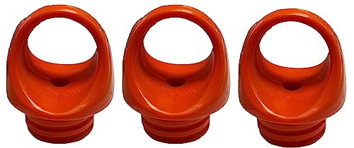 UvV 3 Stück Kettenösen Schrauben für flexible Absperrpoller oder Kettenpfosten Schrauböse (Orange) von UvV
