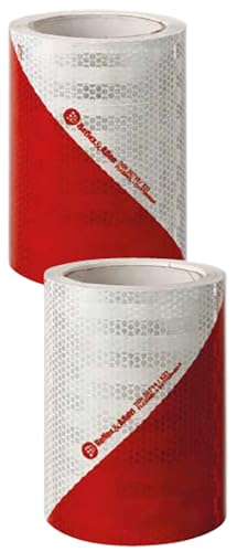 UvV 3M Kfz Warnmarkierung Typ 823i DIN 30710-18m Länge (9m links; 9m rechts) - 141mm breit von UvV