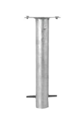 UvV Bodenanker als Zubehör für UvV Absperrpfosten 900 x 70x70 mm Vierkantrohr umlegbar/klappbar von UvV