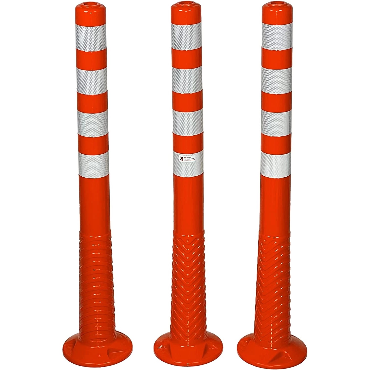 UvV Flexible 3 Stück Premium Absperrpfosten Poller 100 cm Orange Reflexfolie RA2/C U34 UvV Flexible 3 Stück Premium Absperrpfosten Poller 100 cm Orange Reflexfolie RA2/C U34 von UvV