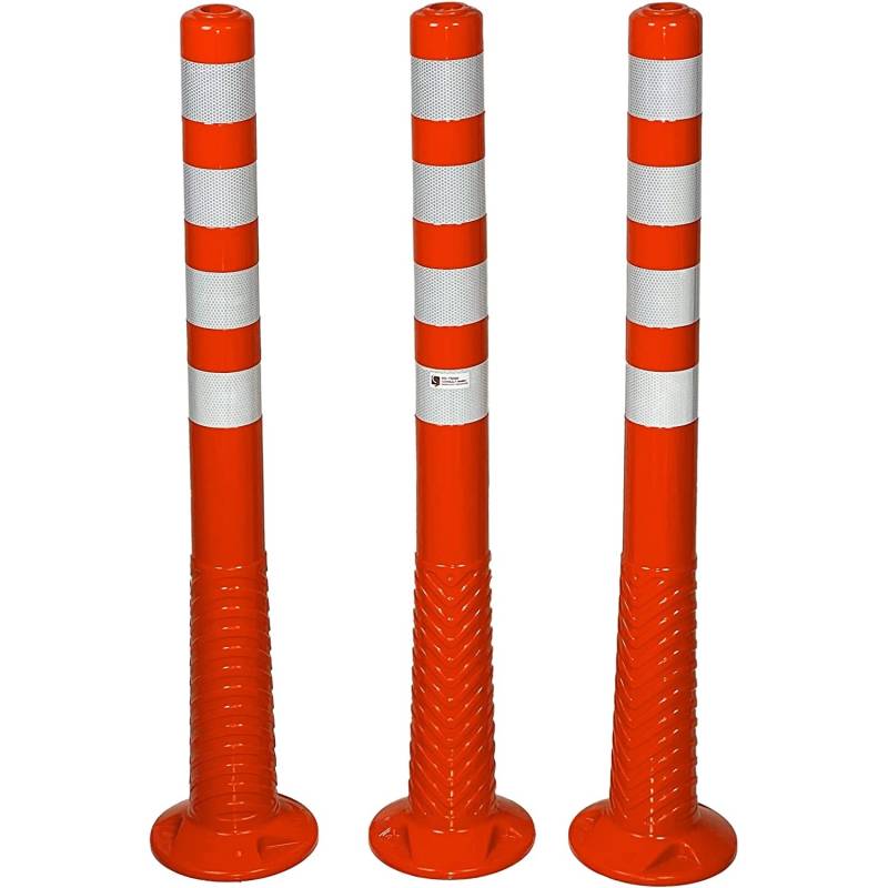 UvV Flexible 3 Stück Premium Absperrpfosten Poller 100 cm Orange Reflexfolie RA2/C U34 UvV Flexible 3 Stück Premium Absperrpfosten Poller 100 cm Orange Reflexfolie RA2/C U34 von UvV