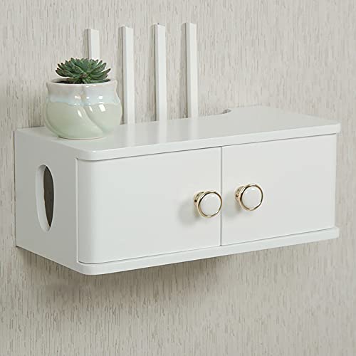 Uvency Hochglanz-Wandregal, Wandregal, Schweberegal, Schubladenregal, Geeignet Für Wohnzimmer, Schlafzimmer/B / 58 cm/C/40Cm von Uvency