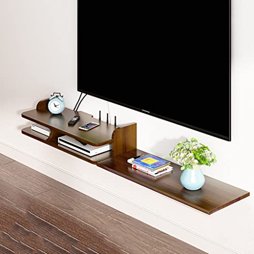 Uvency Pine Schwebende Tv-Ständer Mit Offener Aufbewahrung, An Der Wand Befestigter Unterhaltungsschrank Aus Holz Mit Kabelführung, Tv-Einheit, Regal Für Zuhause Und Büro, Multimedia-Aufbewahrungsre Uvency Pine Schwebende Tv-Ständer Mit Offener Aufbewahrung, An Der Wand Befestigter Unterhaltungsschrank Aus Holz Mit Kabelführung, Tv-Einheit, Regal Für Zuhause Und Büro, Multimedia-Aufbewahrungsre von Uvency