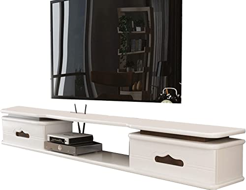 Uvency Schwebende Tv-Konsole, An Der Wand Montierte Medienkonsole, Fernsehständer, Niedriges Brett, Hängender Wandschrank, Hängendes Regal, Wandeinheit./120Cm a/a von Uvency