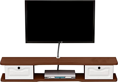 Uvency Schwebende Tv-Konsole, An Der Wand Montierte Medienkonsole, Fernsehständer, Niedriges Brett, Hängender Wandschrank, Hängendes Regal, Wandeinheit. Uvency Schwebende Tv-Konsole, An Der Wand Montierte Medienkonsole, Fernsehständer, Niedriges Brett, Hängender Wandschrank, Hängendes Regal, Wandeinheit. von Uvency