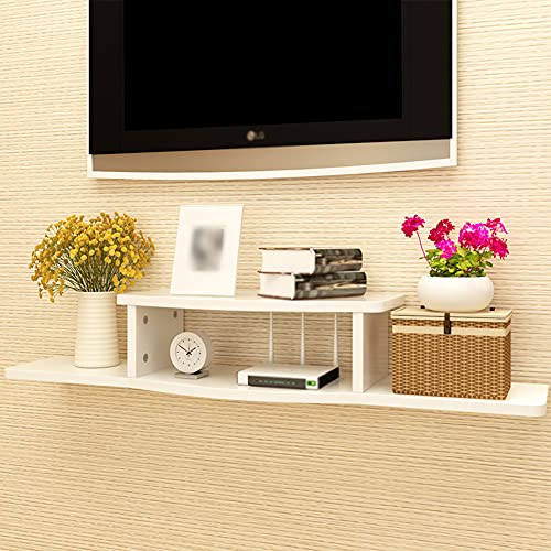 Uvency Schwebender Fernsehschrank, Offener Fernsehschrank, Set-Top-Box, Wandregal, Für Schlafzimmer, Wohnzimmer, Erholungsraum, Büro/Weiß / 80 cm/White/100Cm Uvency Schwebender Fernsehschrank, Offener Fernsehschrank, Set-Top-Box, Wandregal, Für Schlafzimmer, Wohnzimmer, Erholungsraum, Büro/Weiß / 80 cm/White/100Cm von Uvency