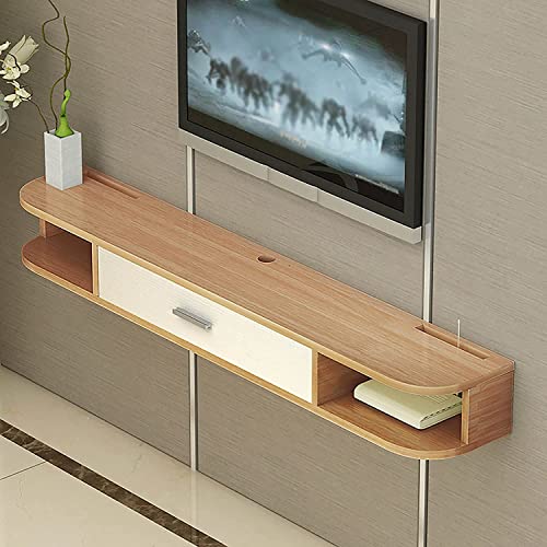 Uvency Schwebender Fernsehschrank, Wandmontiertes Fernsehregal Mit Offener Aufbewahrung, Kleines Wandregal Zum Aufhängen, Organizer, Regal/C / 140 X 23 X 18 cm/140 * 23 * 18Cm C/C Uvency Schwebender Fernsehschrank, Wandmontiertes Fernsehregal Mit Offener Aufbewahrung, Kleines Wandregal Zum Aufhängen, Organizer, Regal/C / 140 X 23 X 18 cm/140 * 23 * 18Cm C/C von Uvency