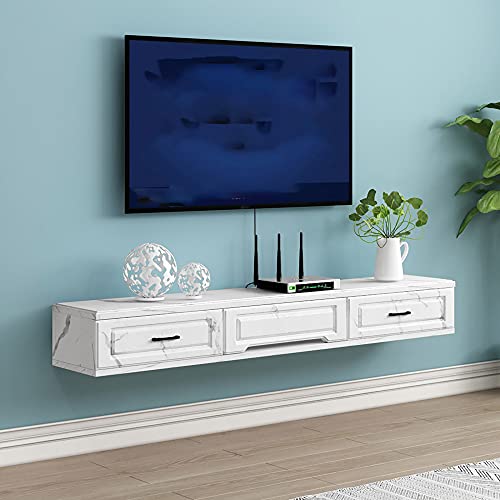Uvency Schwebender Tv-Ständer,Kleine Wohnung Wohnzimmer Wandschrank Set-Top-Box-Rack,Wandmontiertes Schlafzimmer Ultradünne Tv-Medienkonsole/A / 120X25X18Cm/B/120 * 25 * 18Cm Uvency Schwebender Tv-Ständer,Kleine Wohnung Wohnzimmer Wandschrank Set-Top-Box-Rack,Wandmontiertes Schlafzimmer Ultradünne Tv-Medienkonsole/A / 120X25X18Cm/B/120 * 25 * 18Cm von Uvency