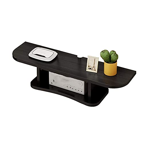 Uvency Tv-Schrank Wandmontierte Medienkonsole Schwebende Trennwand Tv-Hintergrund Wandregal Große Kapazität Viel Stauraum Praktische Größe/A/80X22X17Cm/Black/80 * 22 * 17Cm von Uvency