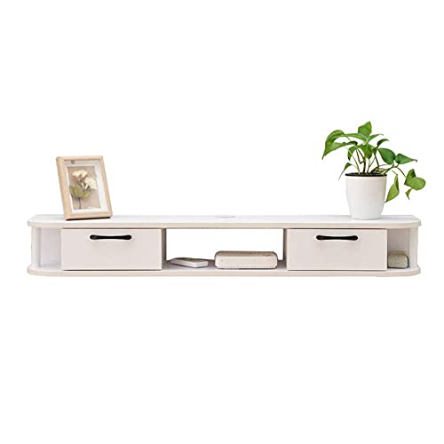 Uvency Tv-Schrank Wandmontierte Medienkonsole Schwebende Trennwand Tv-Hintergrund Wandregal Große Kapazität Viel Stauraum Praktisches Design/Weiß/120X24X16Cm/White/150 * 24 * 16Cm Uvency Tv-Schrank Wandmontierte Medienkonsole Schwebende Trennwand Tv-Hintergrund Wandregal Große Kapazität Viel Stauraum Praktisches Design/Weiß/120X24X16Cm/White/150 * 24 * 16Cm von Uvency