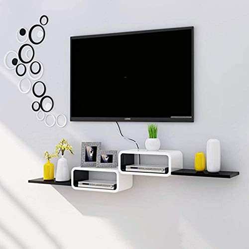 Uvency Tv-Schrank Wandmontierte Set-Top-Box Schwimmende Trennwand Multimedia-Konsole Große Kapazität Platzsparend/A/160 cm/a/160Cm Uvency Tv-Schrank Wandmontierte Set-Top-Box Schwimmende Trennwand Multimedia-Konsole Große Kapazität Platzsparend/A/160 cm/a/160Cm von Uvency