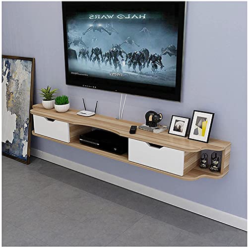 Uvency Tv-Ständer Schrank Tv-Wandeinheiten Für Wohnzimmer Tv-Konsole Tv-Ständer Wandschrank 3 Fächer Für Wohnzimmer Schlafzimmer Büro Spielzimmer/E/140X23X15Cm/C/140 * 23 * 15Cm von Uvency