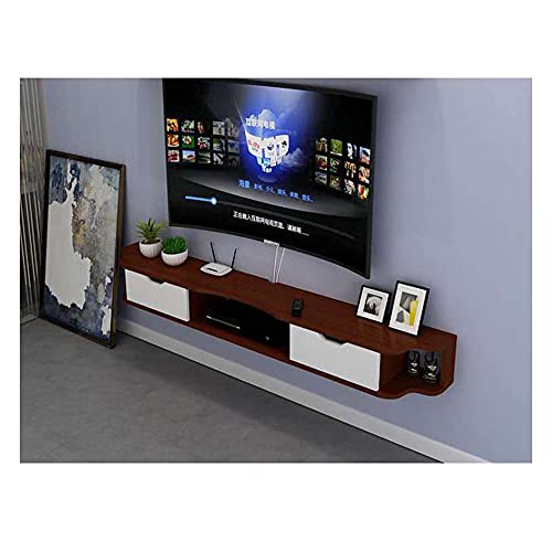Uvency Tv-Ständer Schrank Tv-Wandeinheiten Für Wohnzimmer Tv-Konsole Tv-Ständer Wandschrank 3 Fächer Für Wohnzimmer Schlafzimmer Büro Spielzimmer/E/140X23X15Cm/a/160 * 23 * 15Cm von Uvency