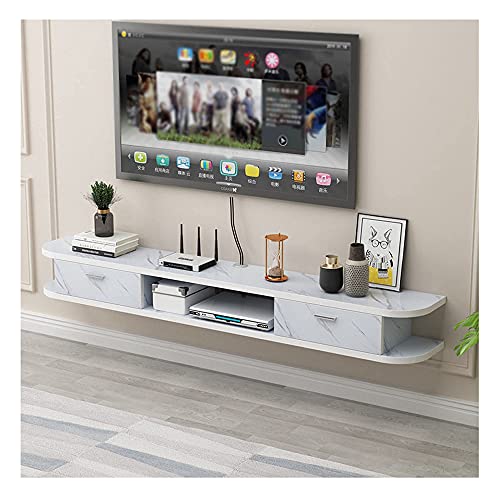 Uvency Tv-Ständer Schrank Tv-Wandeinheiten Für Wohnzimmer Tv-Ständer Wandschrank Holz-Tv-Konsole Für Wohnzimmer Unterhaltungszimmer Büro/B/160X22X18.2Cm/C/160 * 22 * 18.2Cm von Uvency