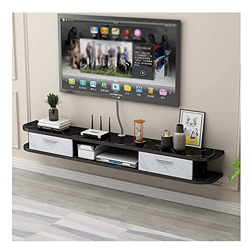 Uvency Tv-Ständer Schrank Tv-Wandeinheiten Für Wohnzimmer Tv-Ständer Wandschrank Holz-Tv-Konsole Für Wohnzimmer Unterhaltungszimmer Büro/B/160X22X18.2Cm/E/140 * 22 * 18.2Cm von Uvency