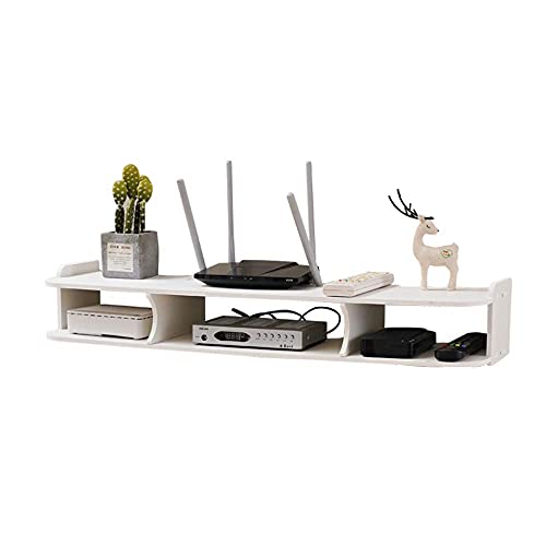 Uvency Tv-Ständer Schrank Wandmontiertes Set-Top-Box-Rack Schwimmende Trennwand Tv-Hintergrund-Wandregal Große Kapazität Große Speicherkapazität/Weiß/80X20X13Cm/White/80 * 20 * 13Cm Uvency Tv-Ständer Schrank Wandmontiertes Set-Top-Box-Rack Schwimmende Trennwand Tv-Hintergrund-Wandregal Große Kapazität Große Speicherkapazität/Weiß/80X20X13Cm/White/80 * 20 * 13Cm von Uvency