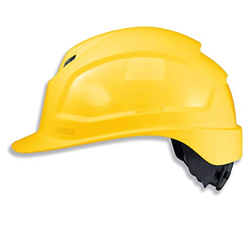 Uvex Pheos IES Schutzhelm - Belüfteter Arbeitshelm für die Baustelle - Gelb Gelb von Uvex