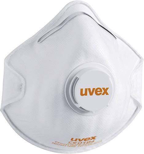 Uvex 8732.210 C2210 silv-air Maske, Cup Form mit Ventil von Uvex