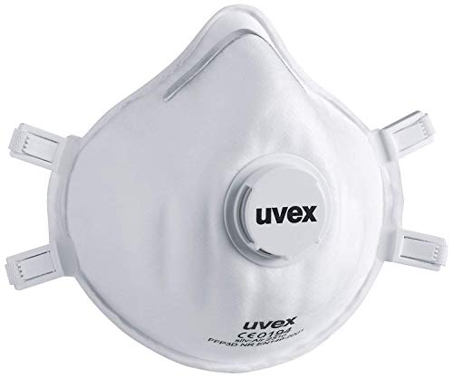 Uvex 8732.31 Staub Masken (15 Stück), Einheitsgröße (15er Pack) von Uvex