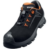 2 macsole® Halbschuhe S3 schwarz, orange Weite 11 Gr. 37 - Schwarz - Uvex von Uvex