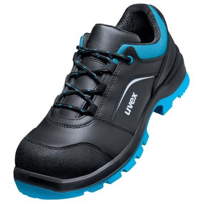 2 xenova® Halbschuhe S3 95552 schwarz/blau, Weite 11, Größe 46 von Uvex