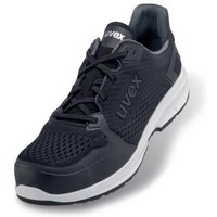Uvex - neuwertig] Halbschuh Sicherheitsschuh S1 Schwarz Gr.42 Textil Kunststoff Schnürsenkel B-Ware von Uvex