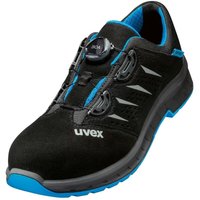 Uvex - gebraucht] Sicherheitshalbschuh S1 p Sicherheitsschuh Schuhgröße 44 Schwarz Blau 1 Paar B-Ware von Uvex