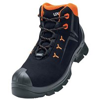 2 macsole® Stiefel S3 schwarz, orange Weite 11 Gr. 35 - Schwarz - Uvex von Uvex
