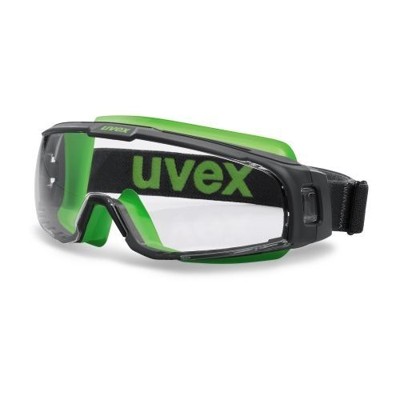 Schutzbrille u-sonic farblos supravision excellence grau/lime von Uvex