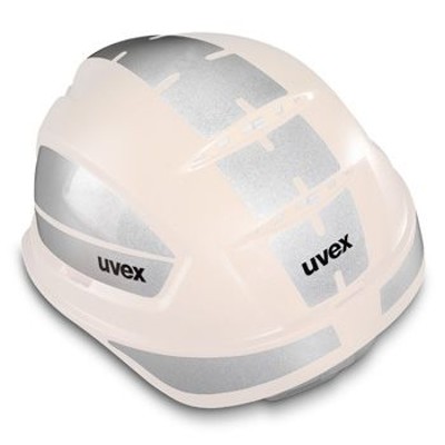 Schutzhelm-Reflexset pheos B-WR mit Lüftung, gelb von Uvex