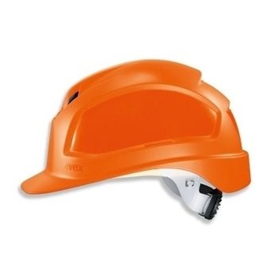 Schutzhelm-Reflexset pheos B-WR mit Lüftung, orange von Uvex