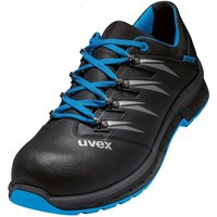 Uvex - 2 trend Sicherheits-Halbschuh Gr.49 W11 S2 esd sr schwarz/blau 6934.8 von Uvex