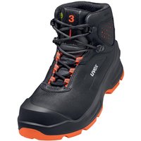 UVEX 3 Sicherheits-Stiefel Gr. 43 W11 S3 ESD SR schwarz/orange 6873.2 von Uvex